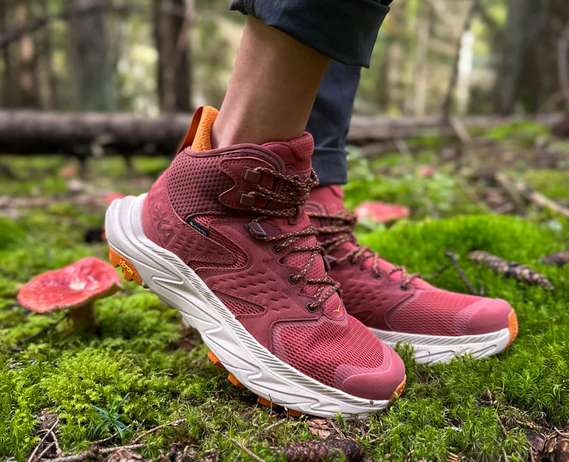 Hoka W ANACAPA 2 MID GTX Hot Sauce / Shifting Sand (HOKA er litt liten – ta en størrelse opp.)