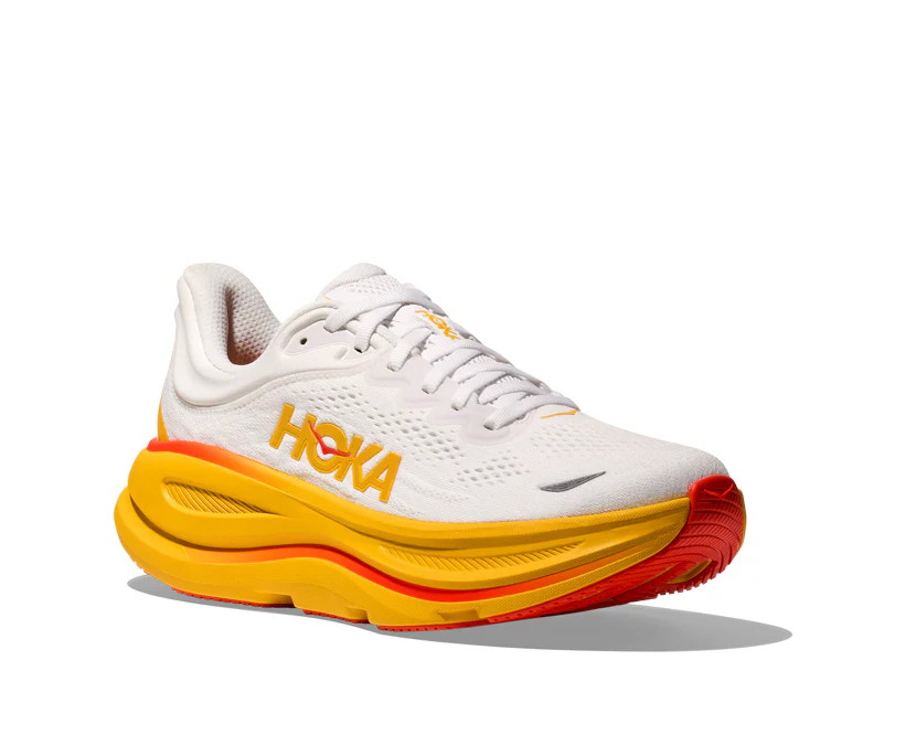 Hoka W BONDI 9 Frost / Sunflower (HOKA er litt liten – ta en størrelse opp.)