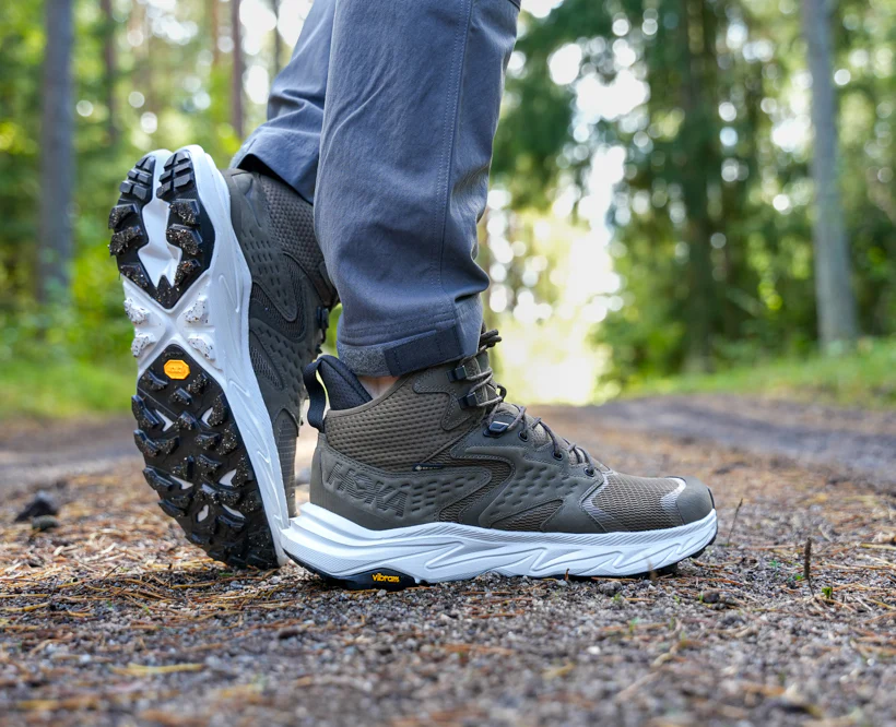 Hoka M ANACAPA 2 MID GTX WIDE Deep Umber / Stardust (HOKA er litt liten – ta en størrelse opp.)