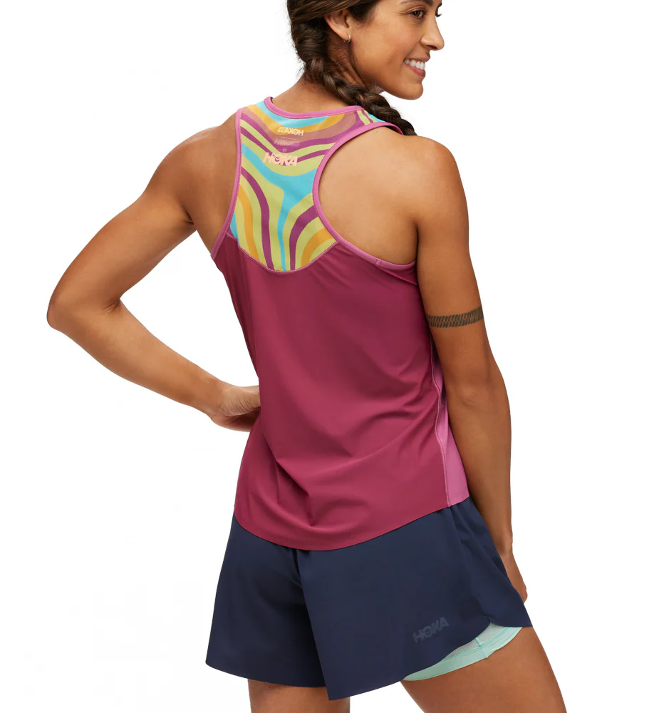 Hoka W AIROLITE RUN TANK Beet Root (HOKA er litt liten – ta en størrelse opp.)