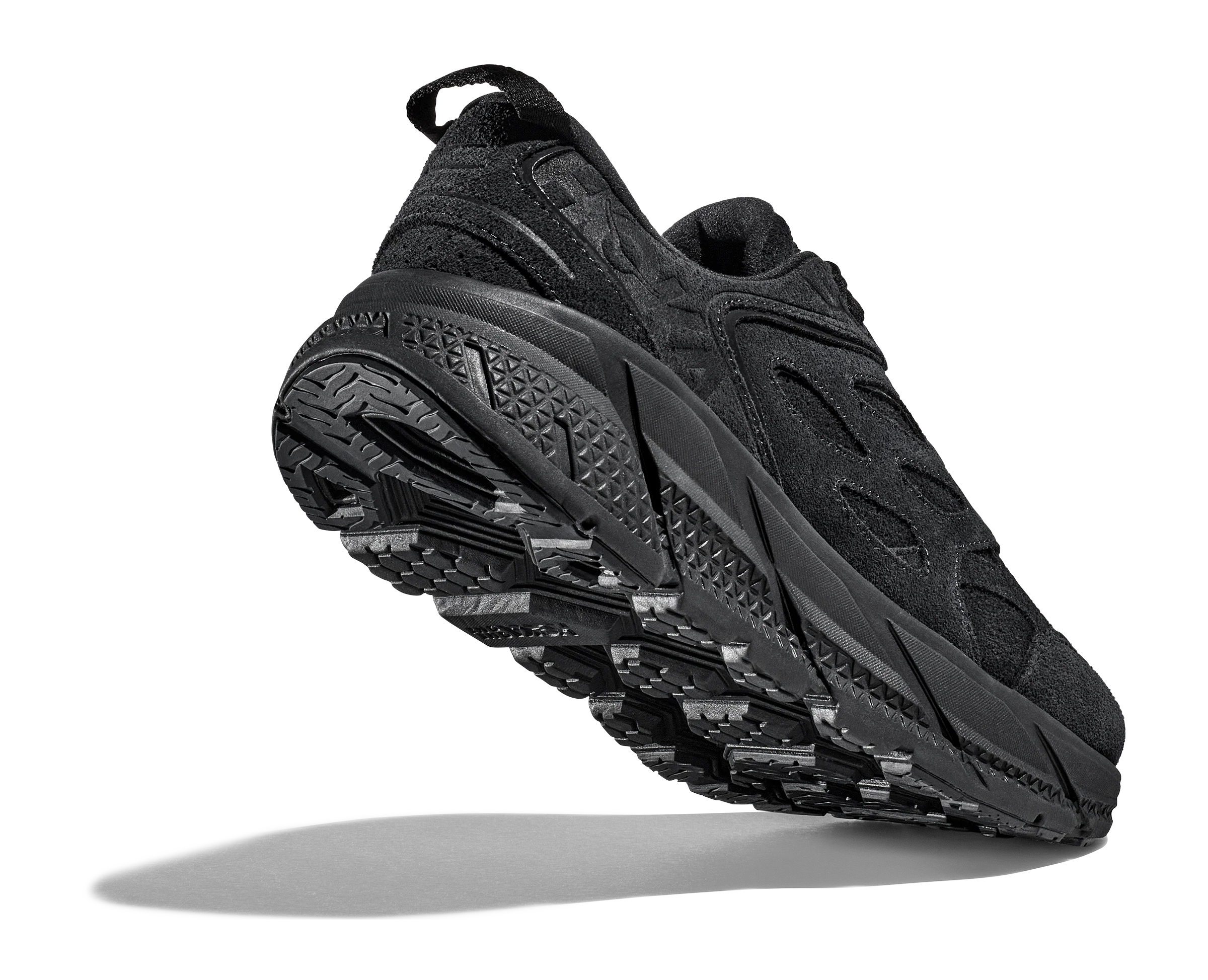 Hoka U CLIFTON L SUEDE Black / Black (HOKA er litt liten – ta en størrelse opp.)