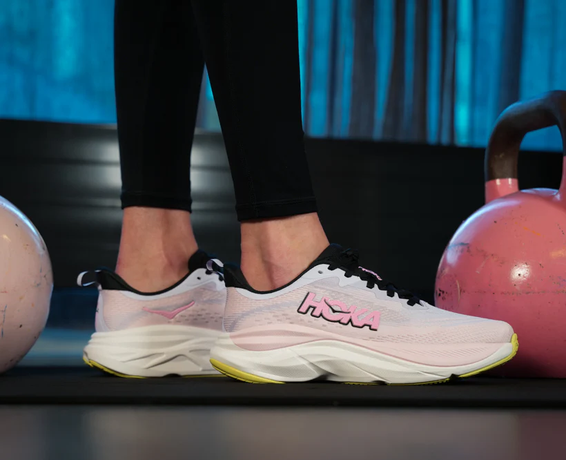 Hoka W SKYFLOW WIDE Starlight Glow / Carnation (HOKA er litt liten – ta en størrelse opp.)