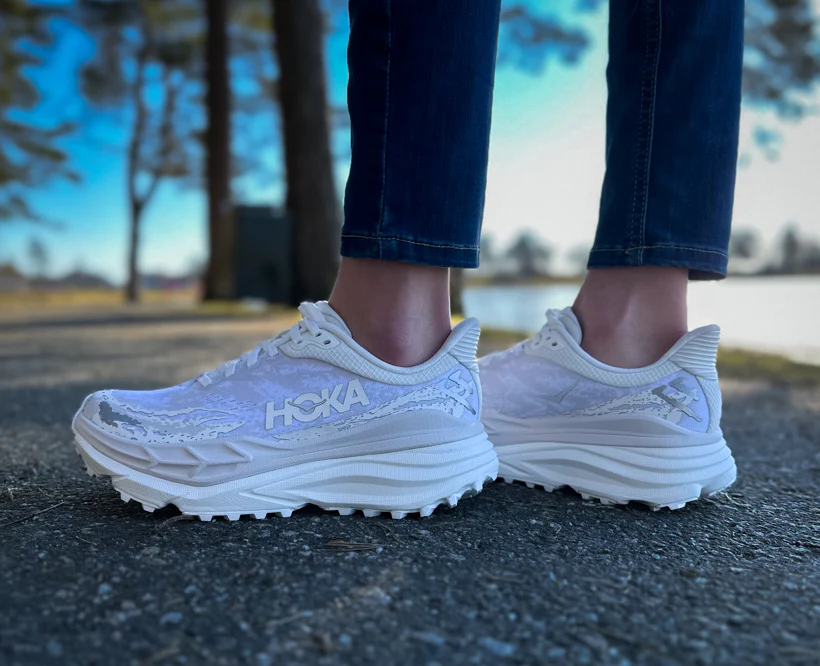 Hoka W STINSON 7 White / White (HOKA er litt liten – ta en størrelse opp.)