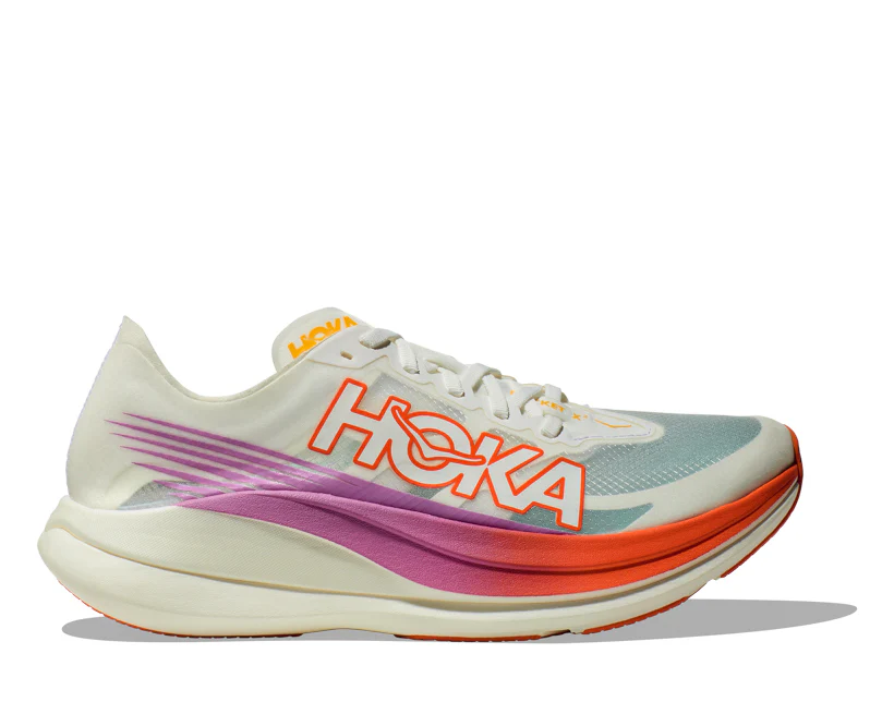Hoka U ROCKET X 2 Frost / Lava (HOKA er litt liten – ta en størrelse opp.)