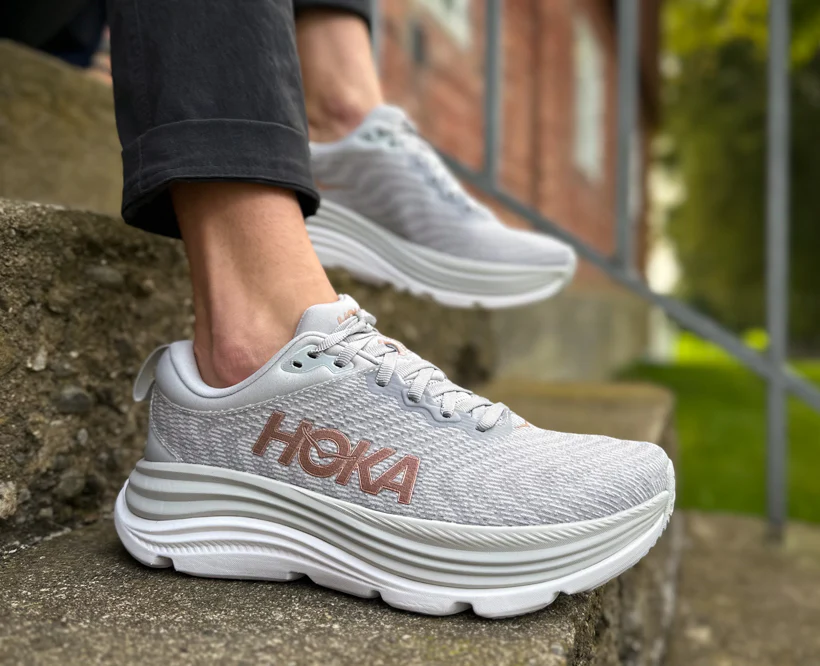Hoka W GAVIOTA 5 Harbor Mist / Rose Gold (HOKA er litt liten – ta en størrelse opp.)