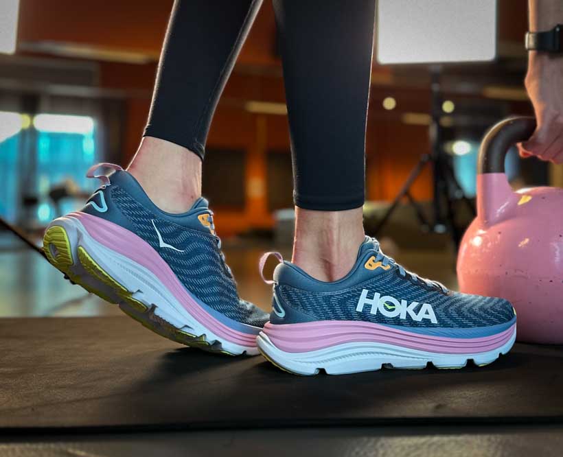 Hoka W GAVIOTA 5 Real Teal / Shadow (HOKA er litt liten – ta en størrelse opp.)
