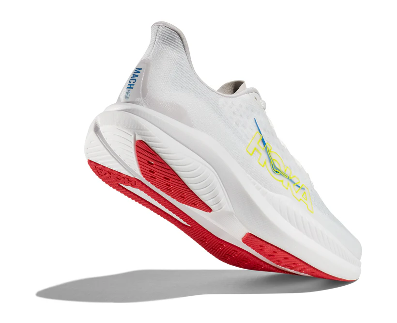 Hoka M MACH 6 White / Nimbus Cloud (HOKA er litt liten – ta en størrelse opp.)