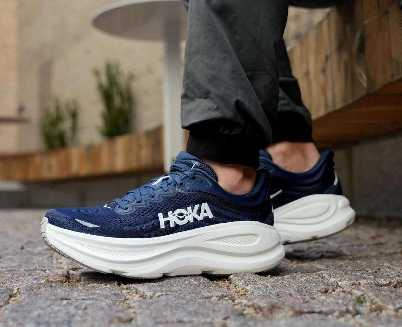 Hoka M BONDI 9 Varsity Navy / White (HOKA er litt liten – ta en størrelse opp.)