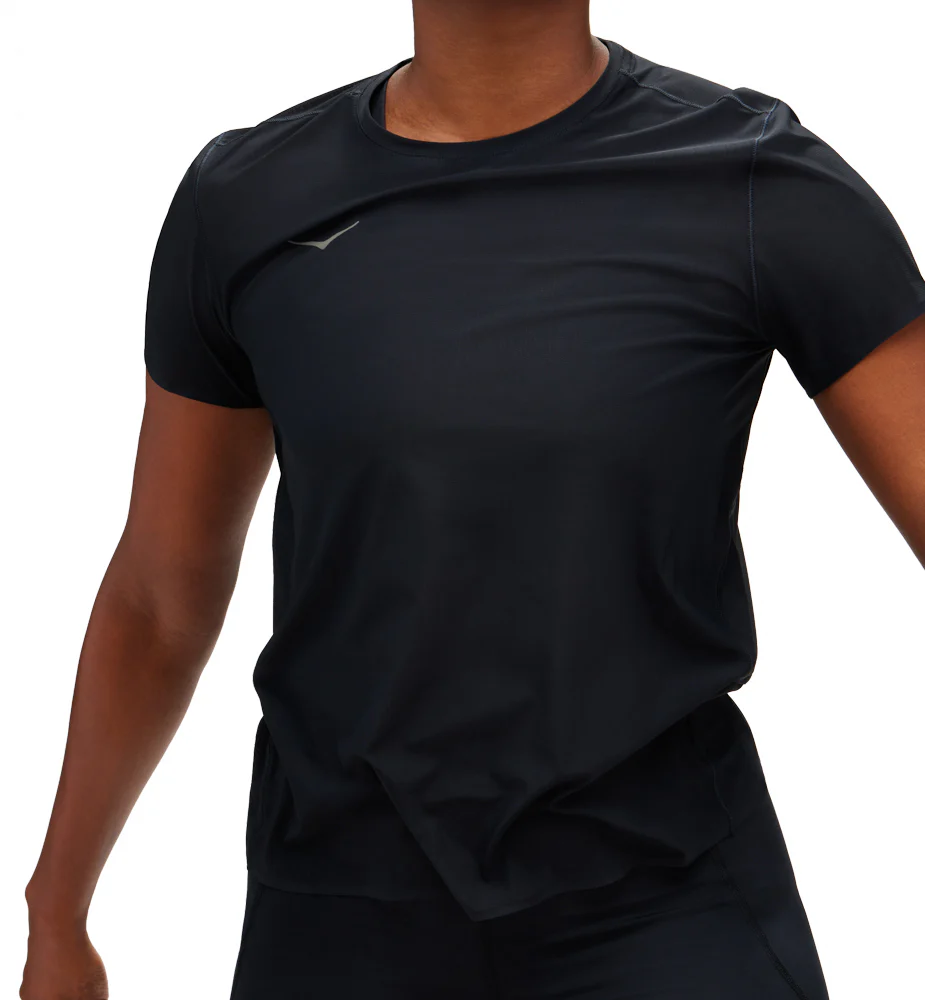 Hoka W AIROLITE RUN SHORT SLEEVE Black (HOKA er litt liten – ta en størrelse opp.)