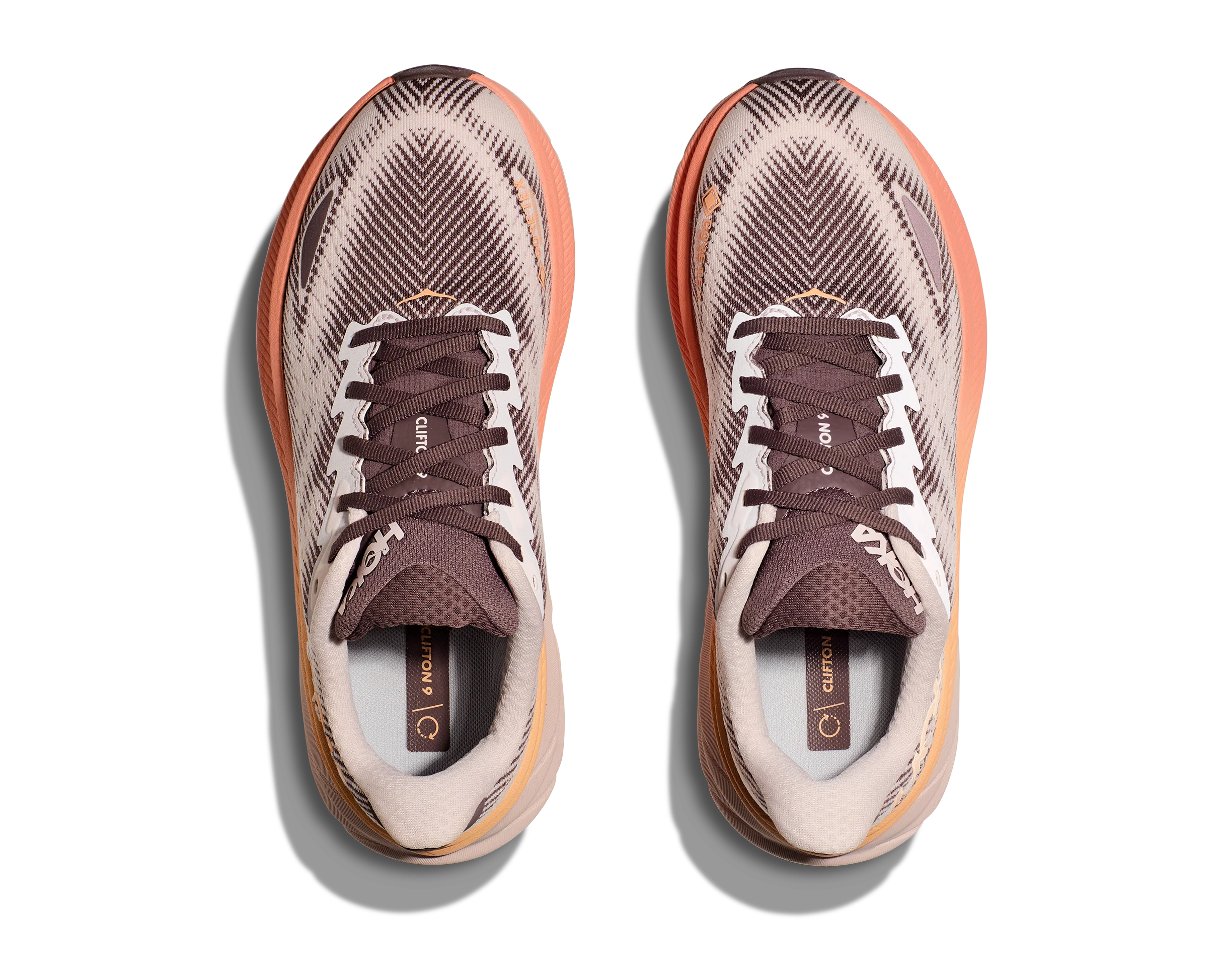 Hoka W CLIFTON 9 GTX Cosmic Pearl / Smoky Quartz (HOKA er litt liten – ta en størrelse opp.)