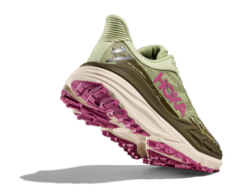 Hoka W STINSON 7 Seed Green / Beet Root (HOKA er litt liten – ta en størrelse opp.)