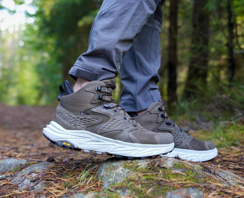 Hoka M ANACAPA 2 MID GTX Deep Umber / Stardust (HOKA er litt liten – ta en størrelse opp.)