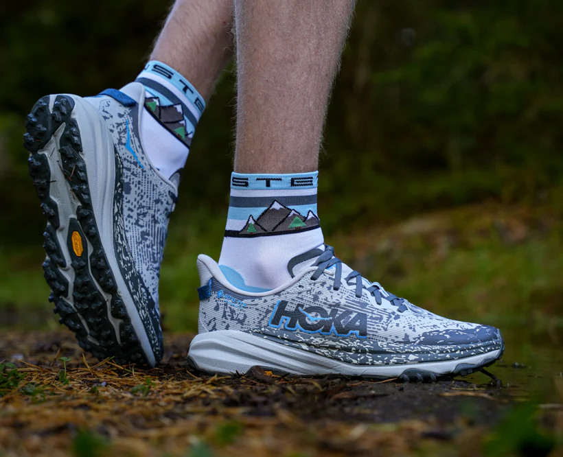 Hoka M SPEEDGOAT 6 GTX Stardust / Outer Orbit (HOKA er litt liten – ta en størrelse opp.)
