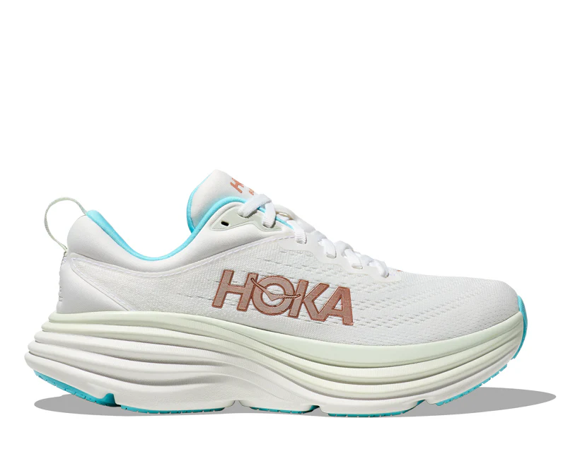 Hoka W BONDI 8 Frost / Rose Gold (HOKA er litt liten – ta en størrelse opp.)