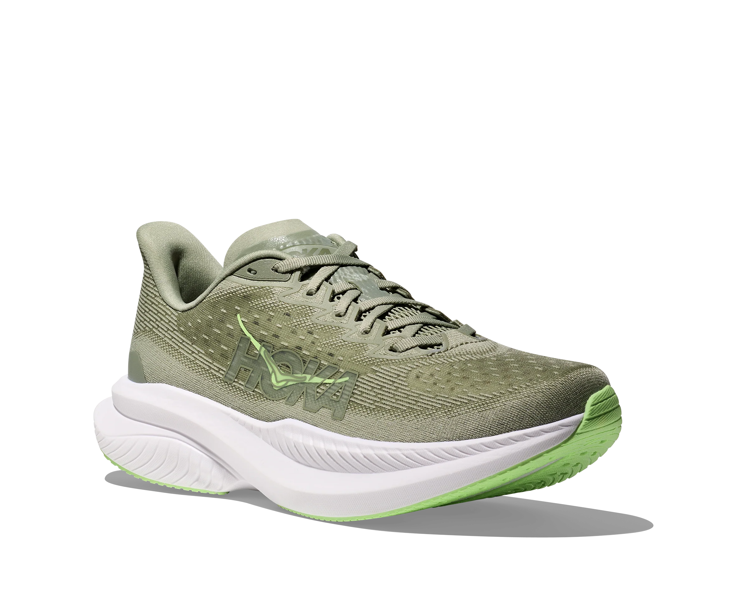 Hoka M MACH 6 Forest Lichen / Tart Apple (HOKA er litt liten – ta en størrelse opp.)