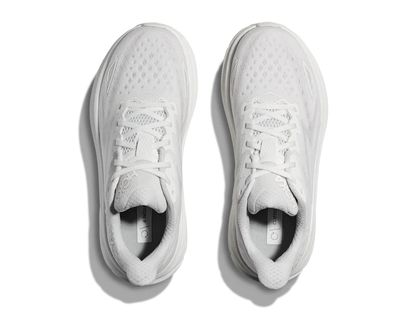 Hoka M CLIFTON 9 White / White (HOKA er litt liten – ta en størrelse opp.)