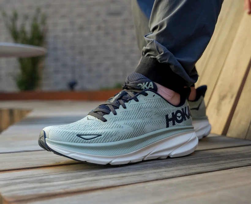 Hoka M CLIFTON 9 Sea Moss / Forest Lichen (HOKA er litt liten – ta en størrelse opp.)