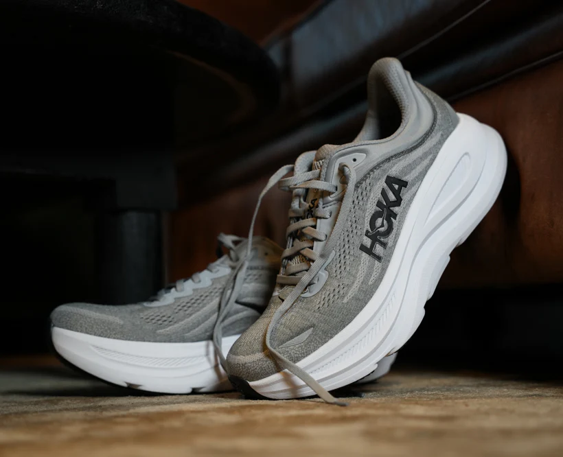 Hoka M BONDI 9 Galactic Grey / Stellar Grey (HOKA er litt liten – ta en størrelse opp.)