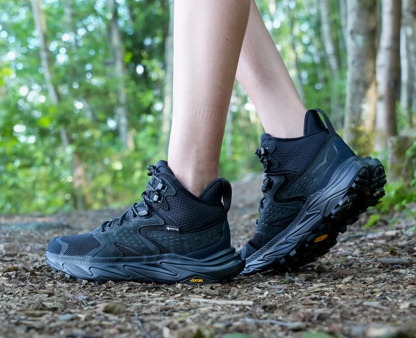 Hoka W ANACAPA 2 MID GTX WIDE Black / Black (HOKA er litt liten – ta en størrelse opp.)