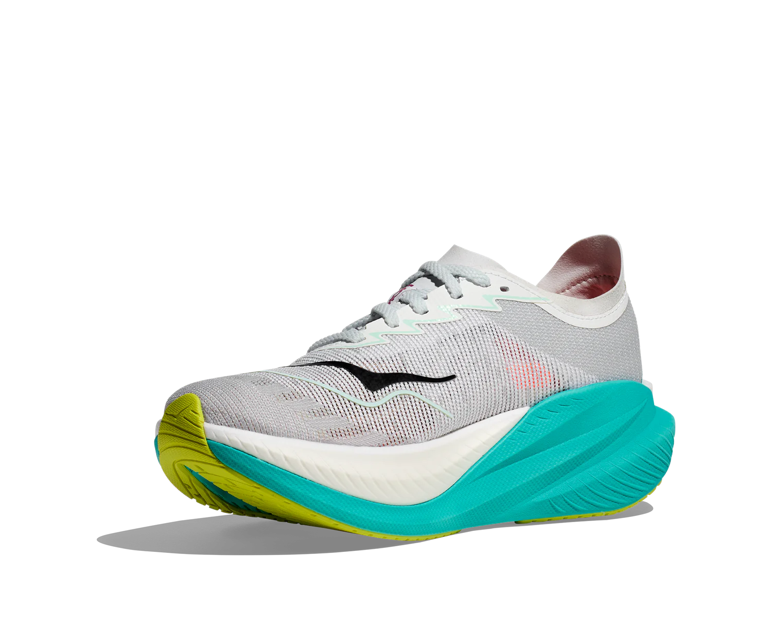 Hoka W MACH X 2 Frost / Electric Aqua (HOKA er litt liten – ta en størrelse opp.)