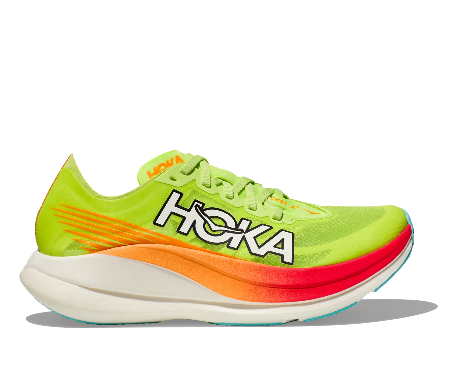 Hoka U ROCKET X 2 Lettuce / Solar Flare (HOKA er litt liten – ta en størrelse opp.)