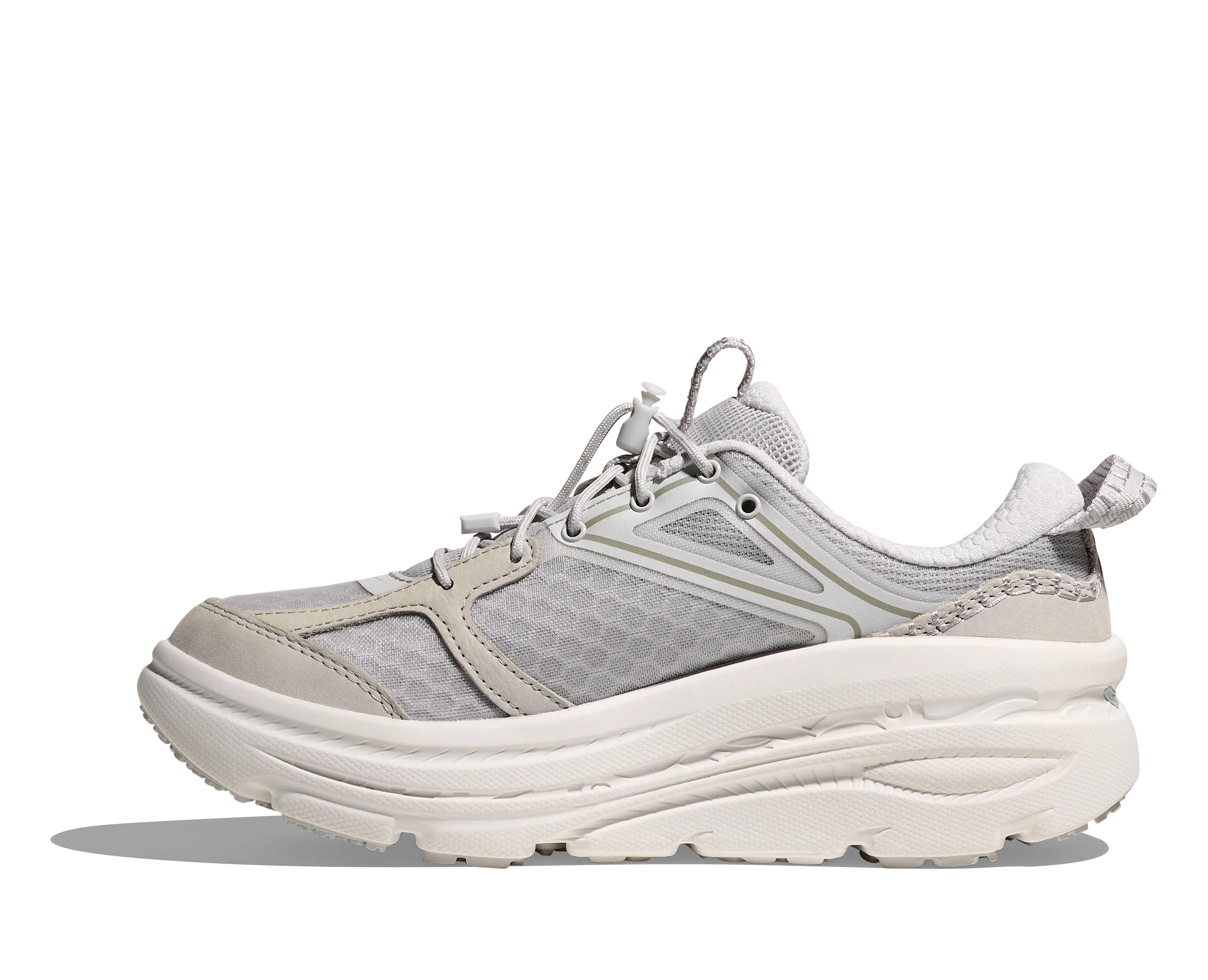 Hoka U BONDI B3 LS Cosmic Grey / White (HOKA er litt liten – ta en størrelse opp.)