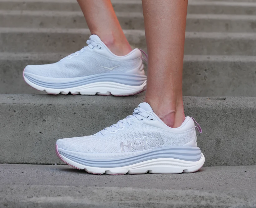Hoka W GAVIOTA 5 Sea Ice / Pink Twilight (HOKA er litt liten – ta en størrelse opp.)