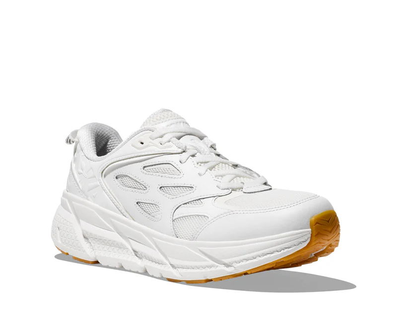 Hoka U CLIFTON L White / White (HOKA er litt liten – ta en størrelse opp.)