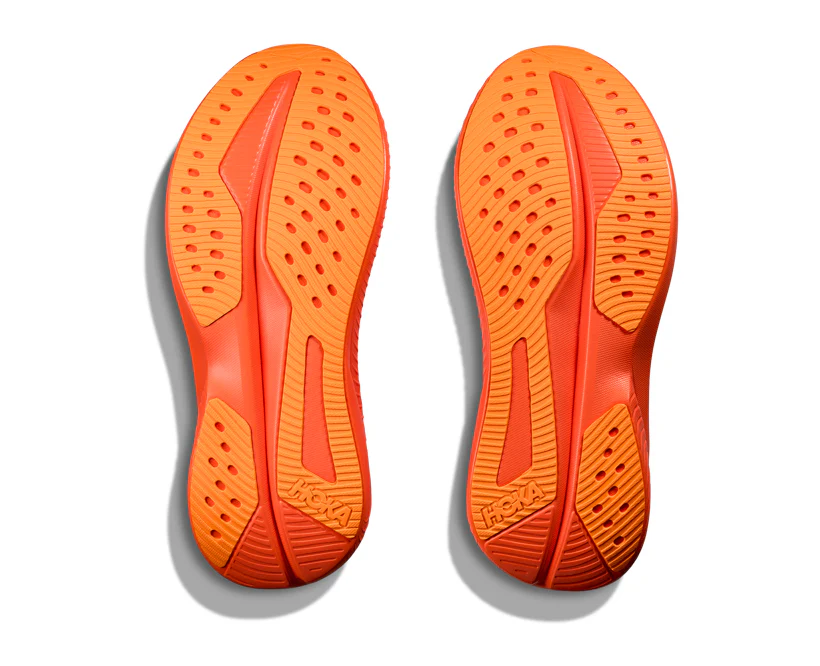 Hoka M MACH 6 Frost / Lava (HOKA er litt liten – ta en størrelse opp.)