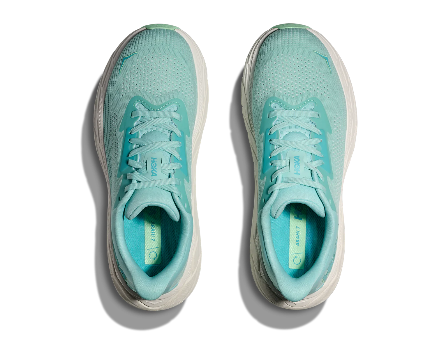 Hoka W ARAHI 7 Blue Spark / Snow Melt (HOKA er litt liten – ta en størrelse opp.)