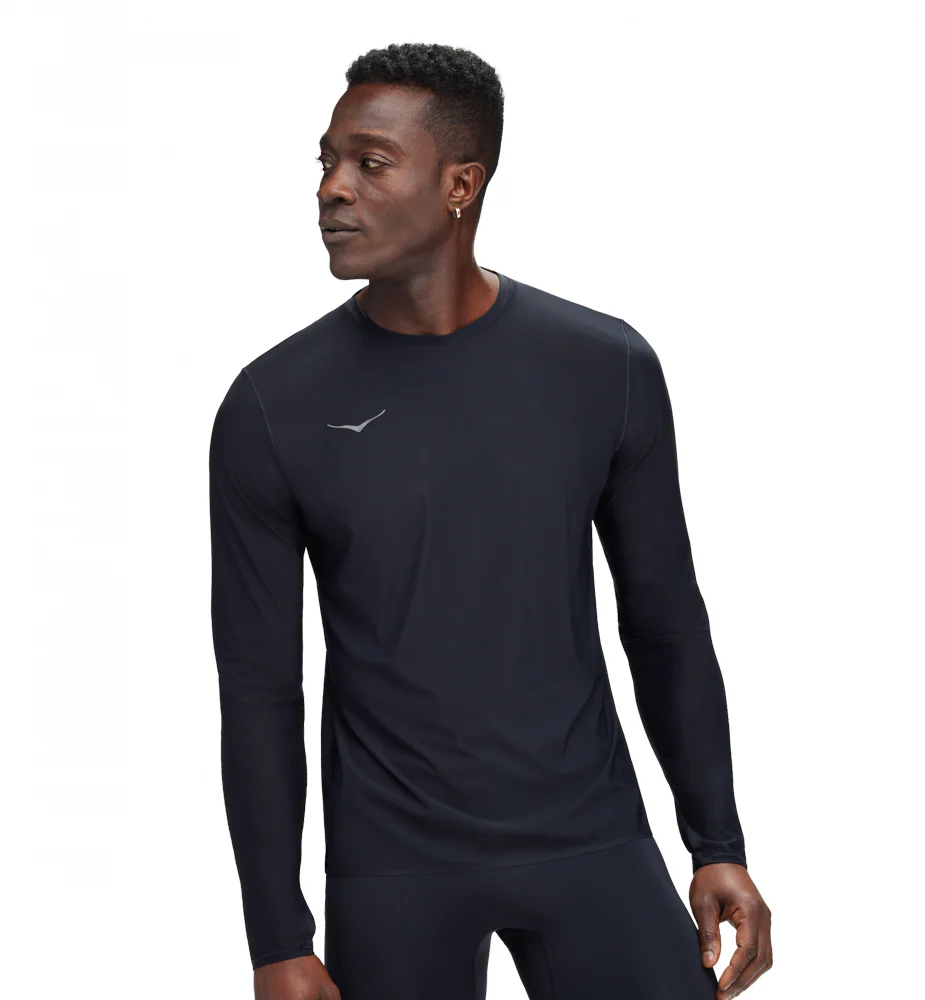 Hoka M AIROLITE RUN LONG SLEEVE Black (HOKA er litt liten – ta en størrelse opp.)