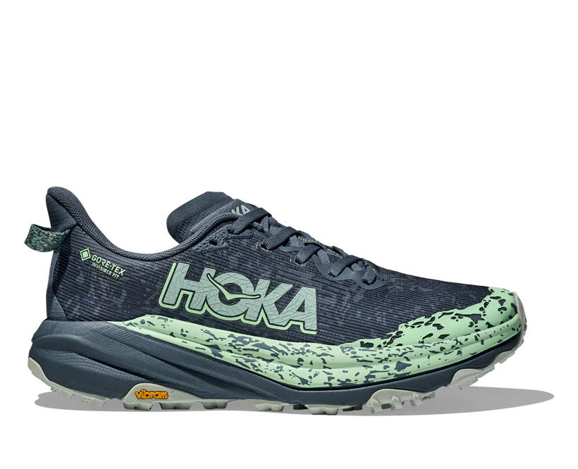 Hoka W SPEEDGOAT 6 GTX Thunder Cloud / Mint Fluorite (HOKA er litt liten – ta en størrelse opp.)
