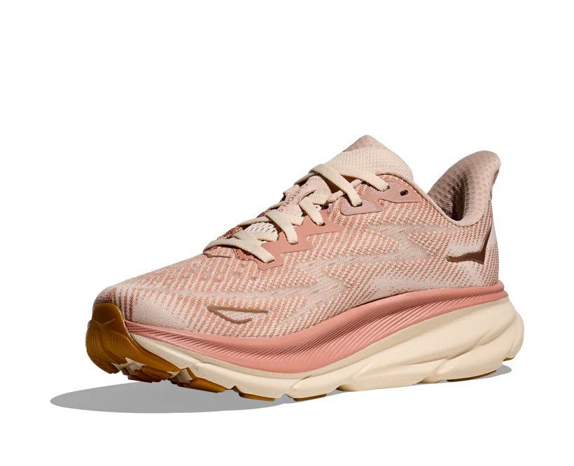 Hoka W CLIFTON 9 Sandstone / Cream (HOKA er litt liten – ta en størrelse opp.)