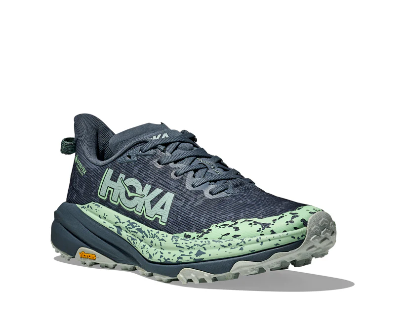 Hoka W SPEEDGOAT 6 GTX Thunder Cloud / Mint Fluorite (HOKA er litt liten – ta en størrelse opp.)