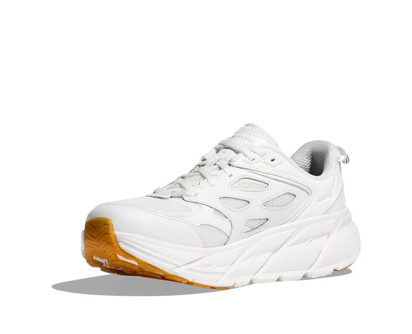 Hoka U CLIFTON L White / White (HOKA er litt liten – ta en størrelse opp.)