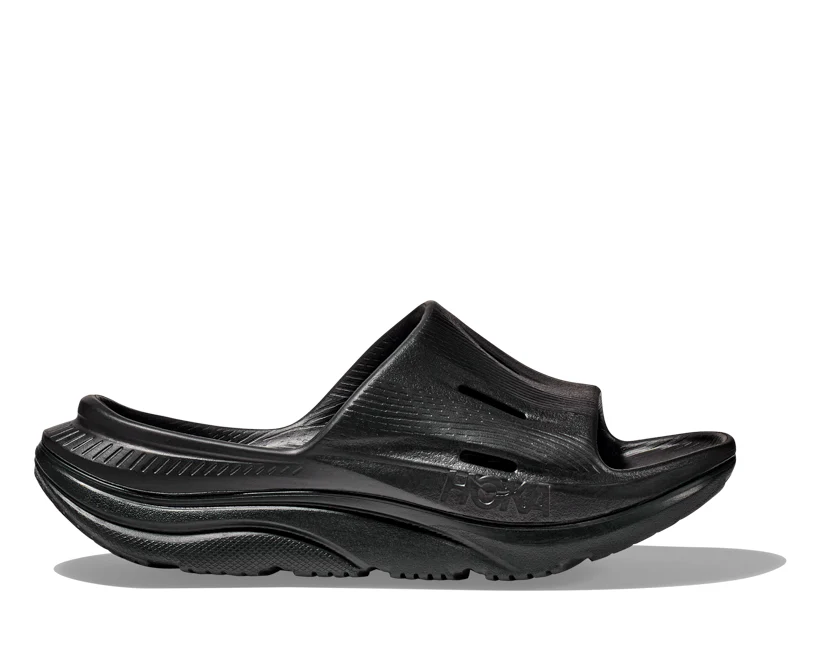 Hoka U ORA RECOVERY SLIDE 3 Black / Black (HOKA er litt liten – ta en størrelse opp.)