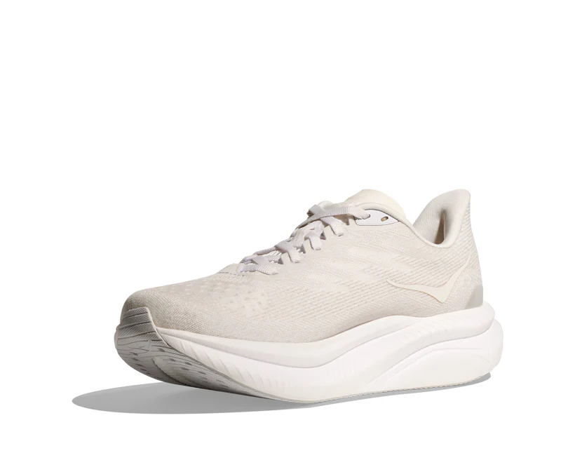 Hoka M MACH 6 White / White (HOKA er litt liten – ta en størrelse opp.)