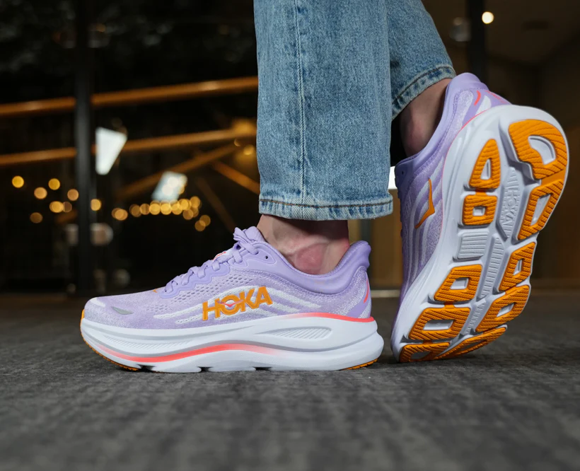 Hoka W BONDI 9 Aster Flower / Starlight Glow (HOKA er litt liten – ta en størrelse opp.)