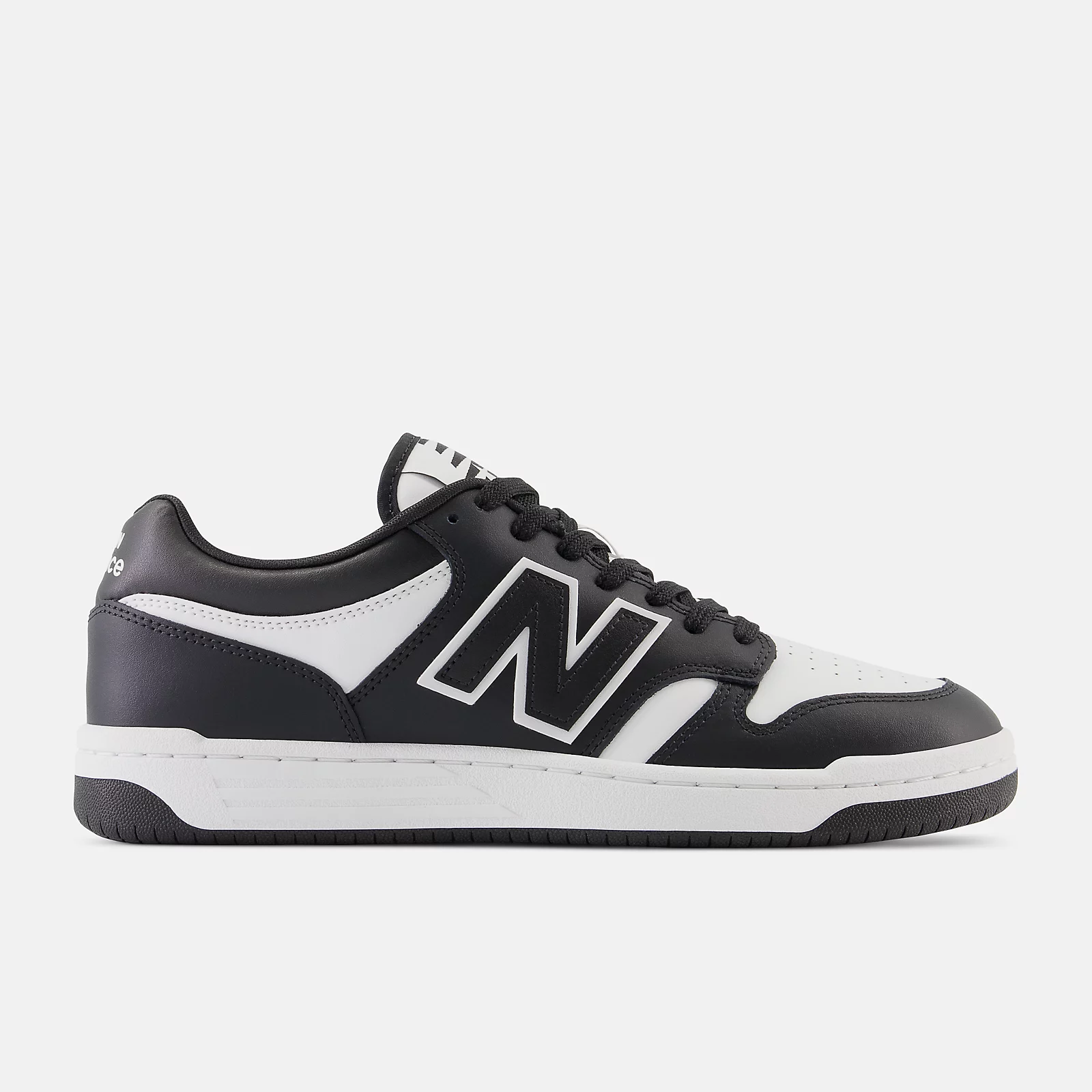 New Balance Unisex Lifestyle 480 Sneakers -  Men's/Women's-White with Black