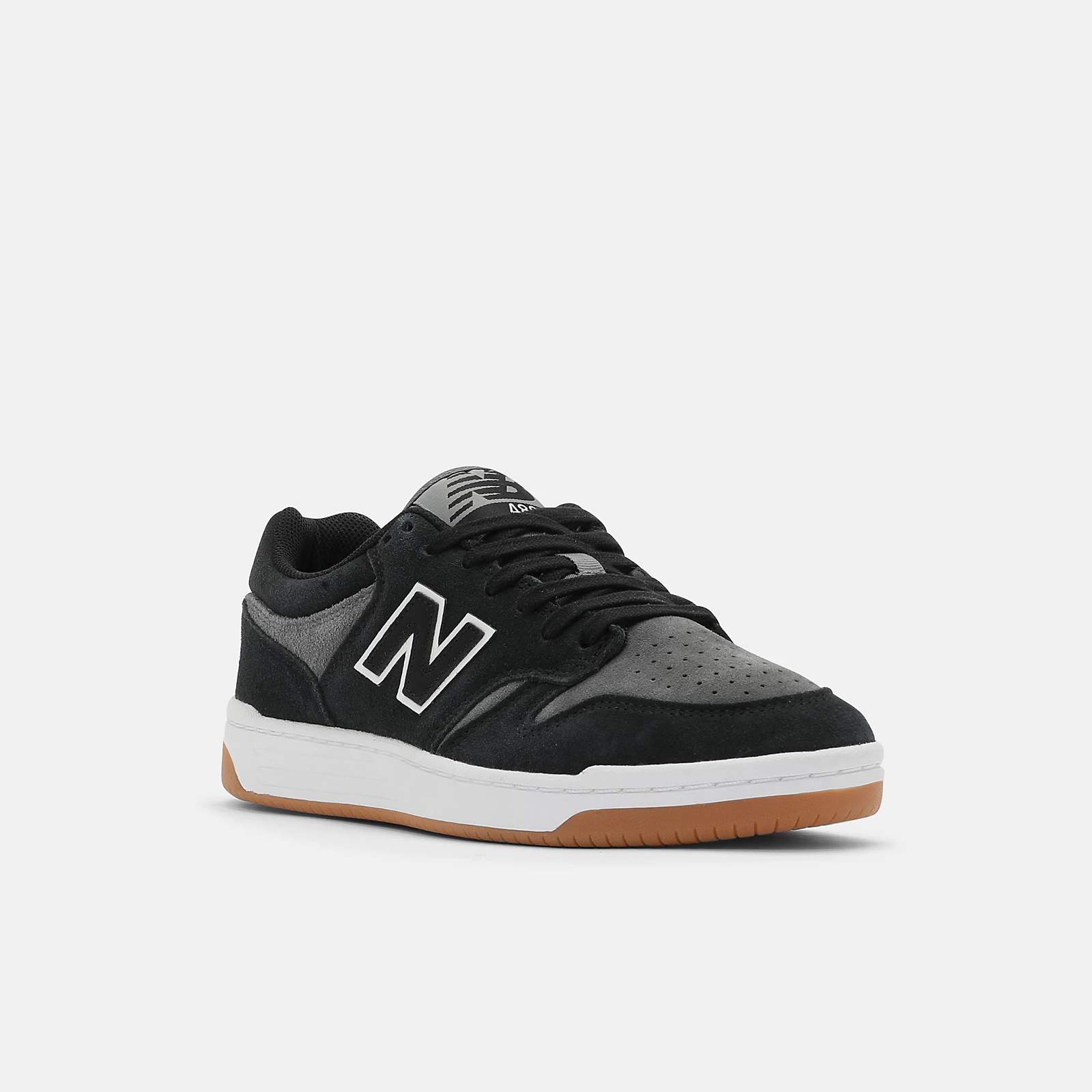 New Balance Unisex Lifestyle 480 Sneakers -  Men's/Women's-Black with Grey