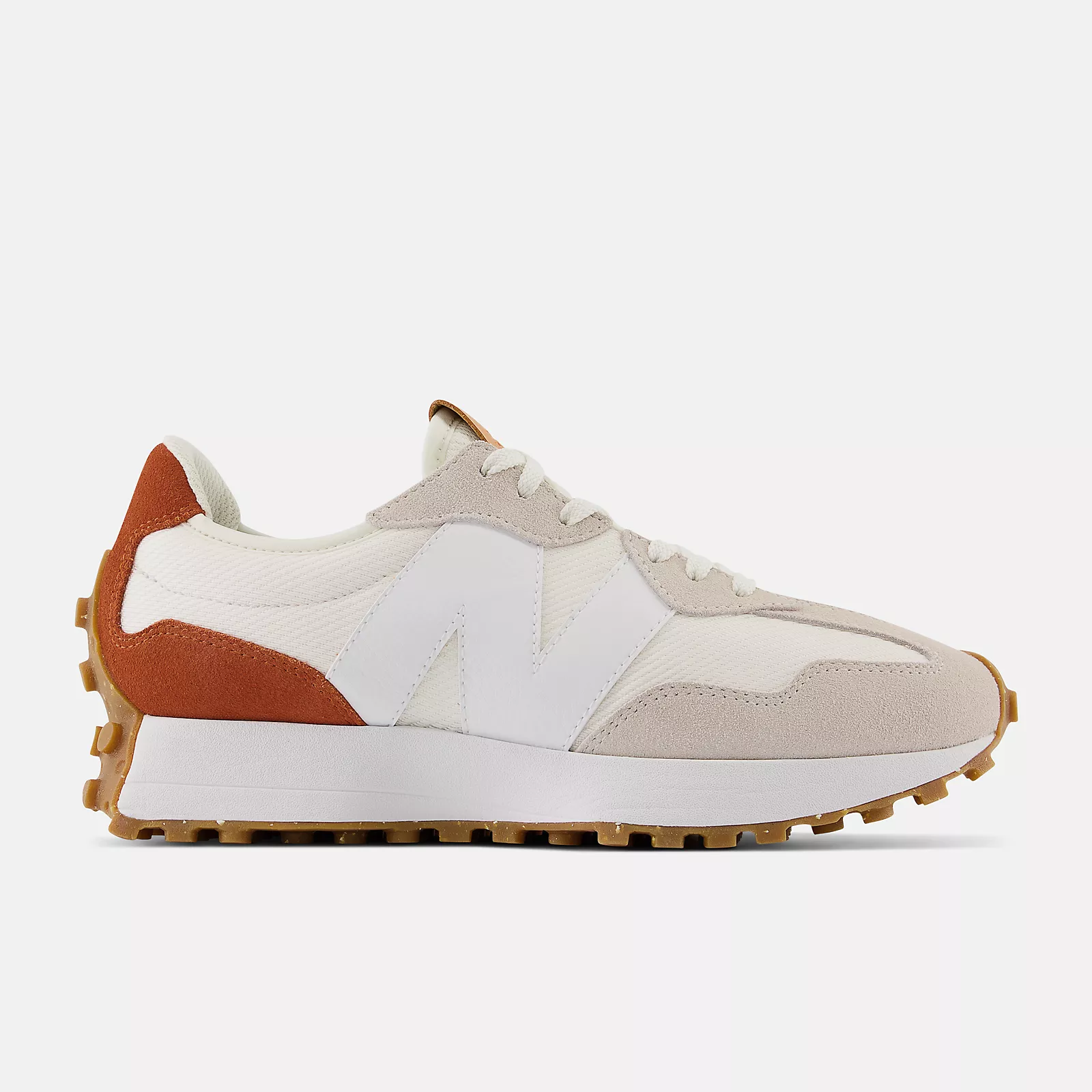 New Balance327 Sneakers -  Men's/Women's-Sea Salt with Rust Oxide