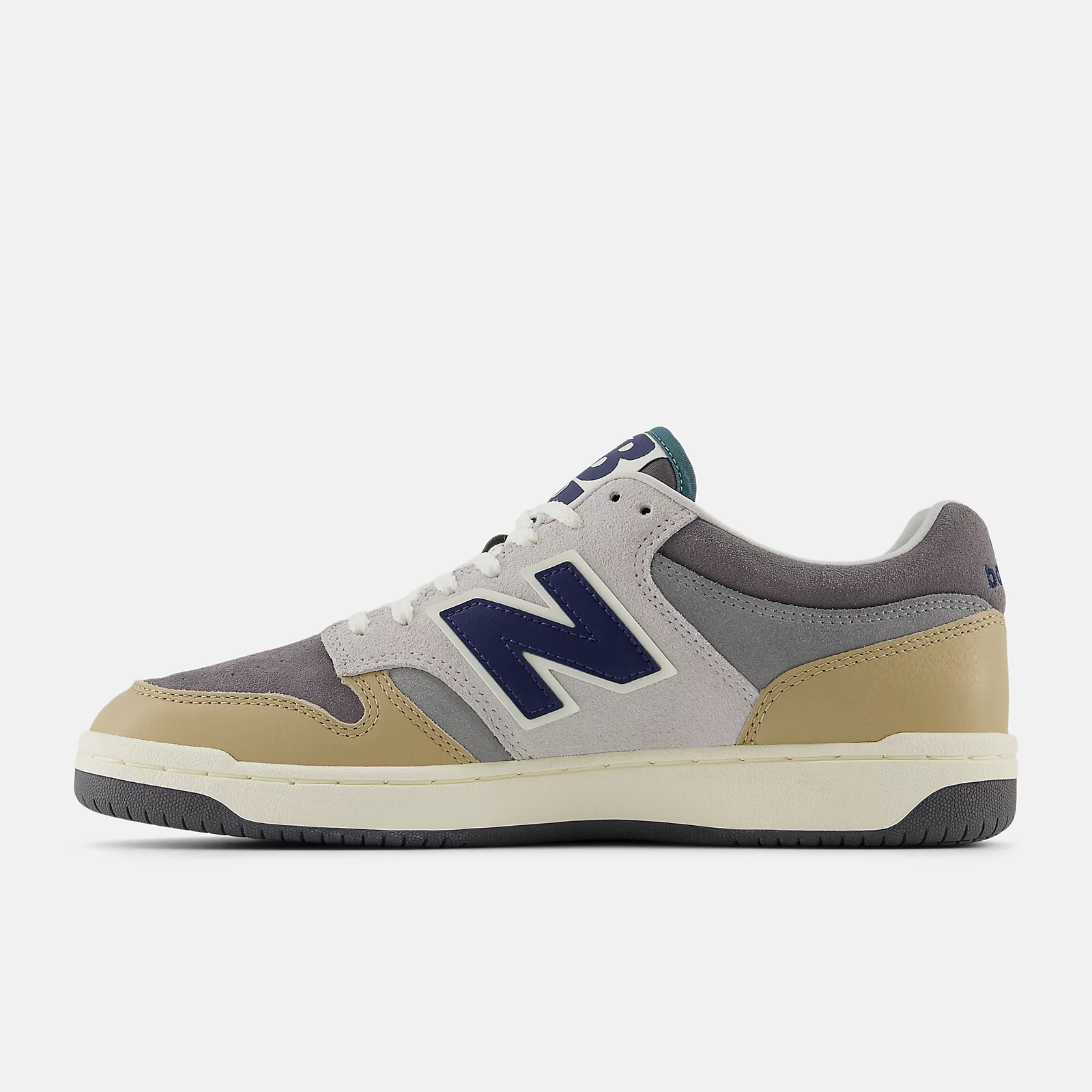 New Balance Unisex Lifestyle 480 Sneakers -  Men's/Women's-Castlerock with Brown