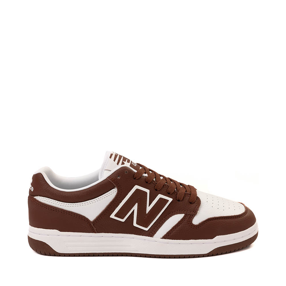 New Balance Unisex Lifestyle 480 Sneakers -  Men's/Women's-Rich Oak / White