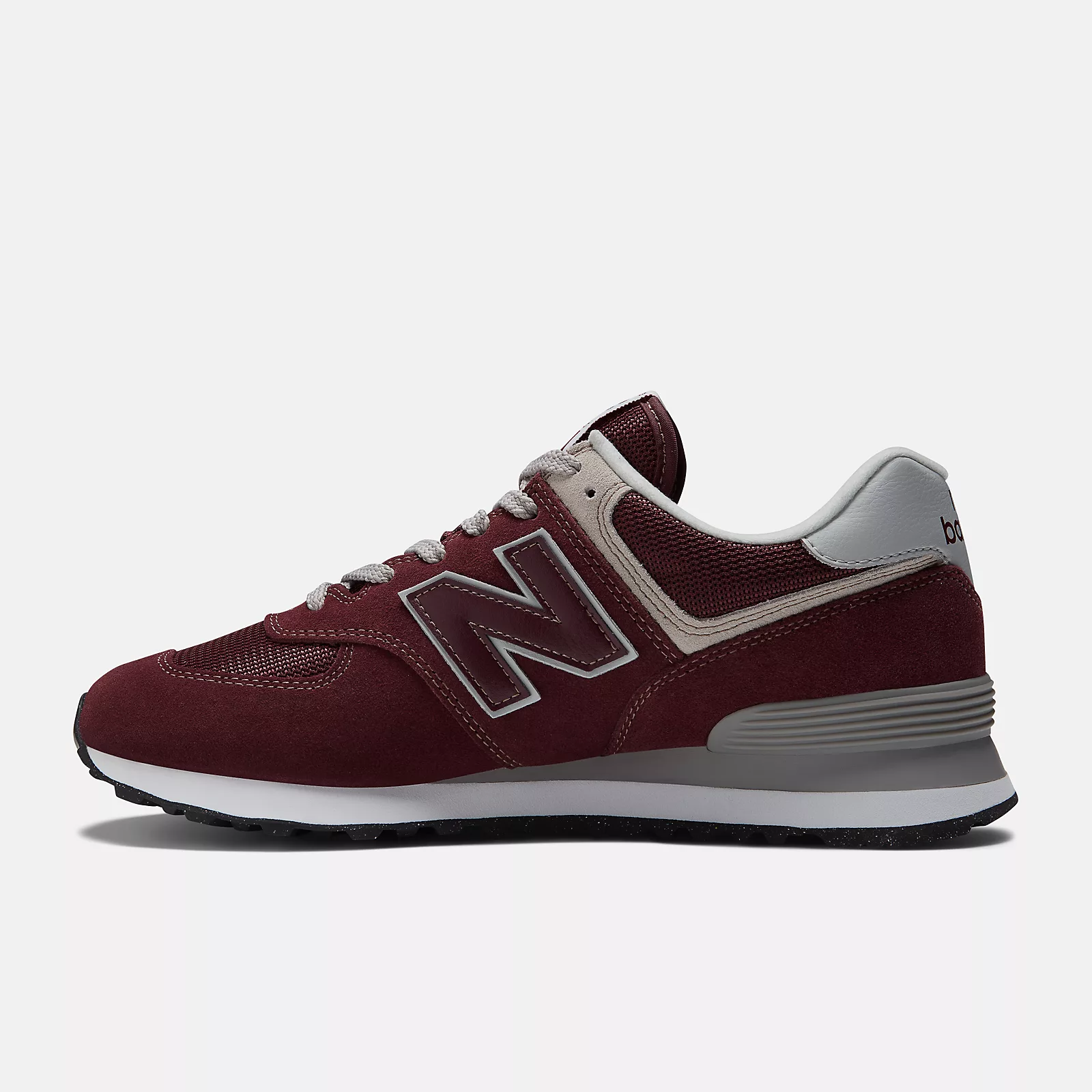 New Balance 574 Running Sneakers -  Men's/Women's-Burgundy with White