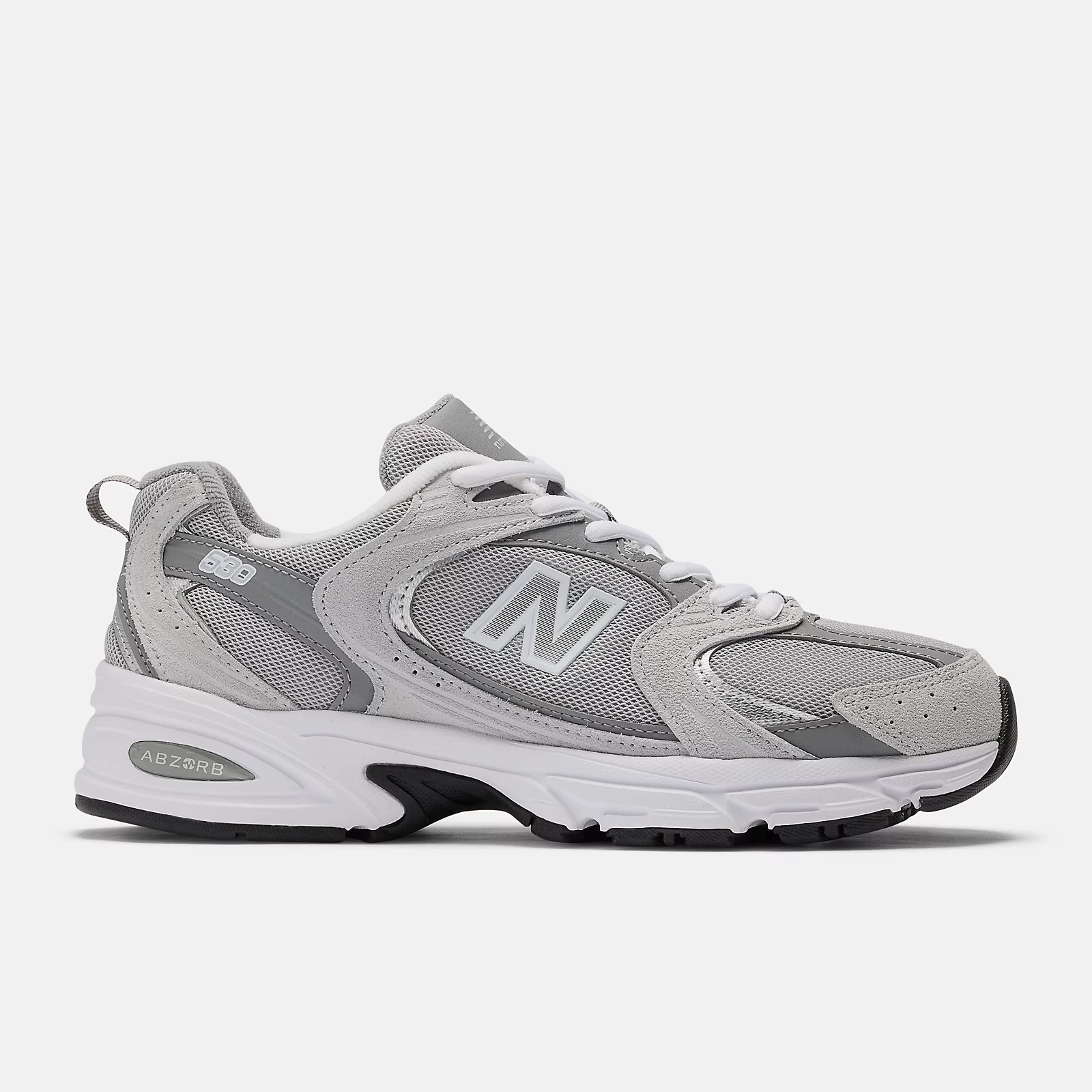 New Balance Unisex 530 Sneakers-Men's/Women's-Raincloud with Shadow Grey and Silver Metallic