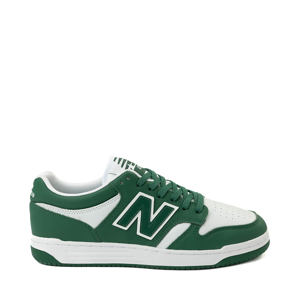 New Balance Unisex Lifestyle 480 Sneakers -  Men's/Women's-Team Forest Green / White