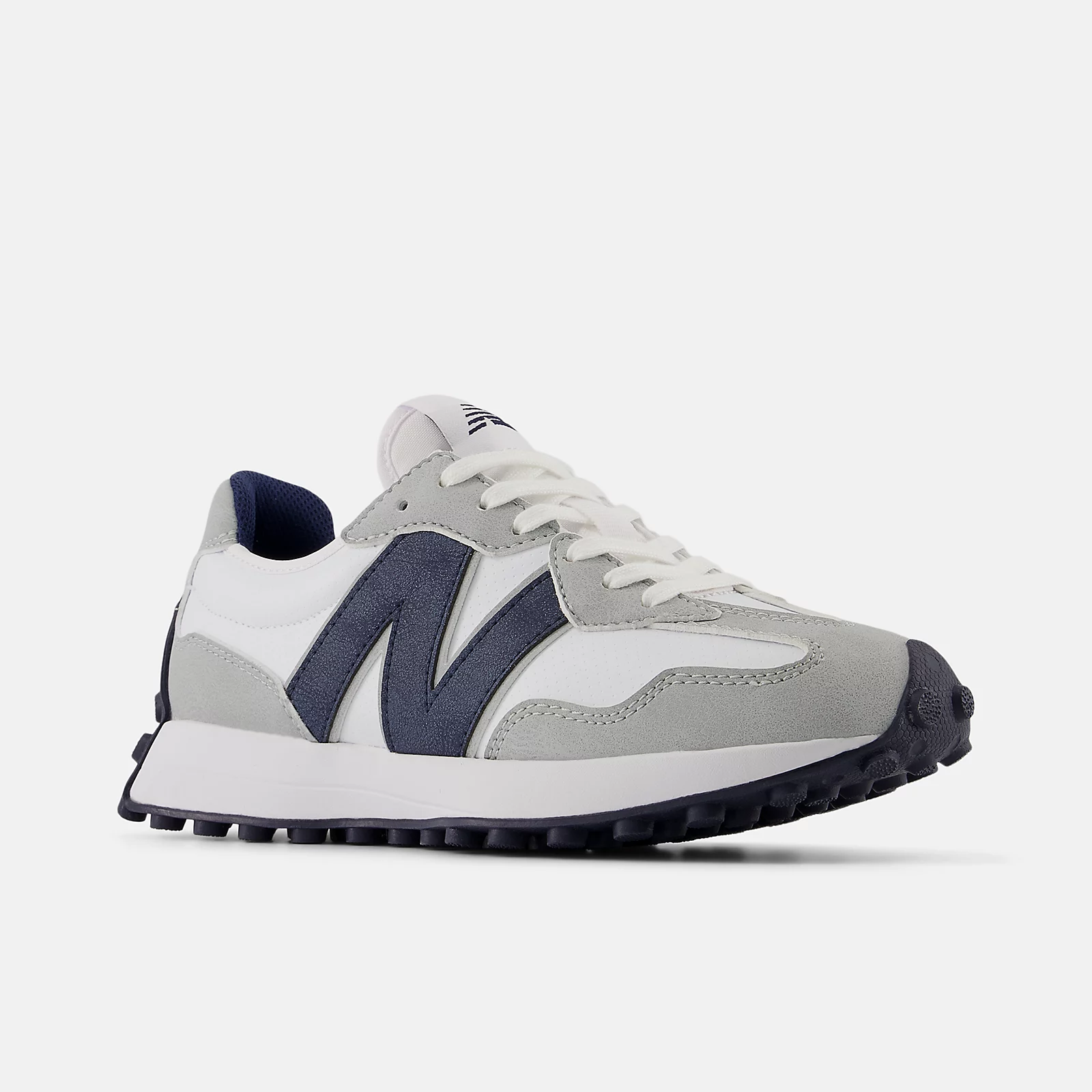 New Balance327 Sneakers -  Men's/Women's-White with Grey