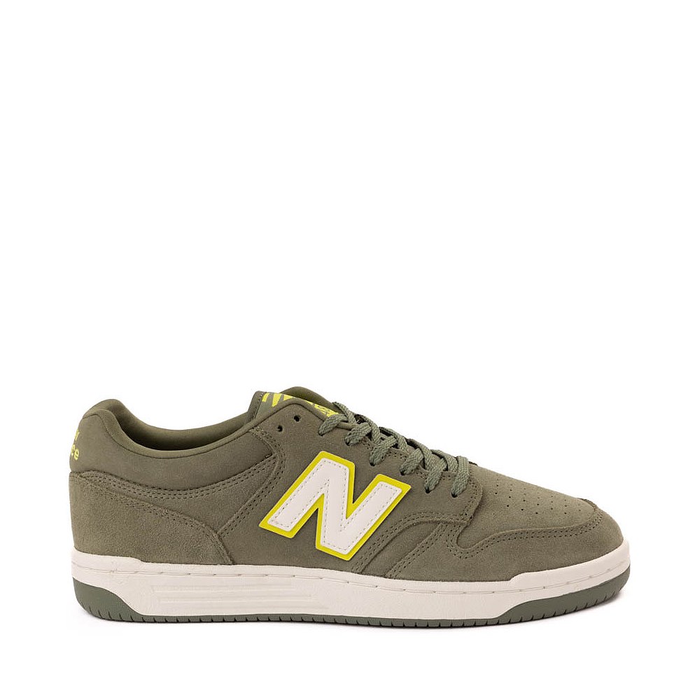 New Balance Unisex Lifestyle 480 Sneakers -  Men's/Women's-Tea Tree / Dark Olivine / Sea Salt