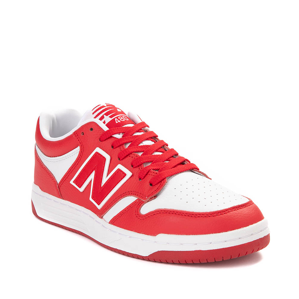 New Balance Unisex Lifestyle 480 Sneakers -  Men's/Women's-eam Red / White