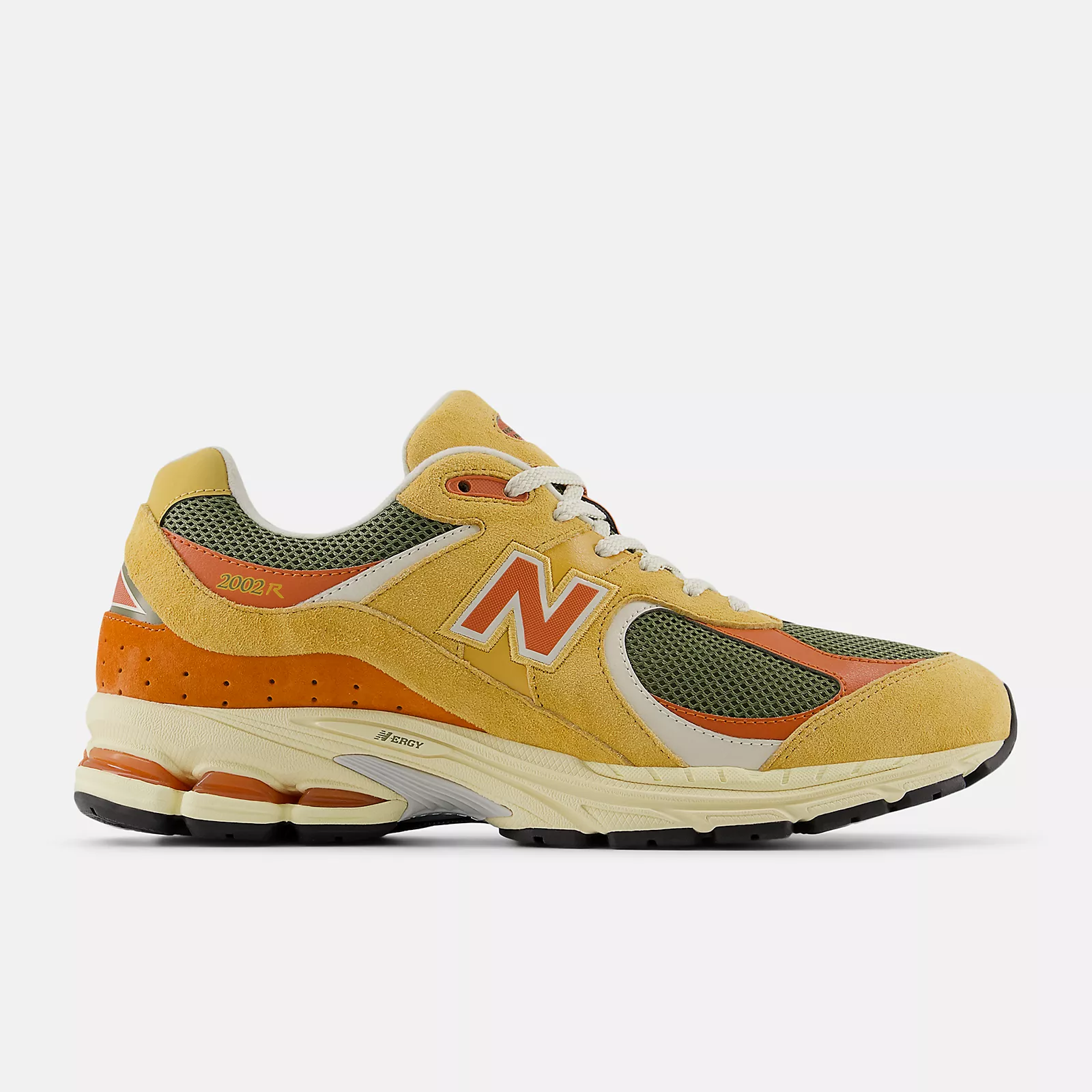 New Balance 2002R Running Shoes -  Men's/Women's-Dried Apricot with Infield Clay and Dark Olivine